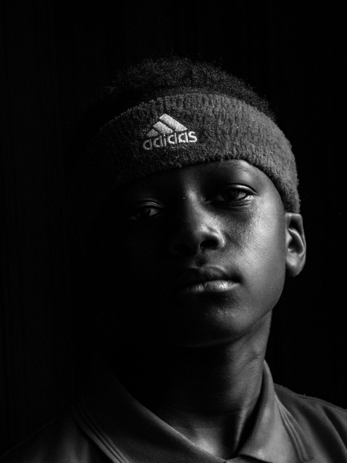 Young athlete posing for a portrait